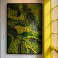 Moss wall art by Autumn Pippenburg